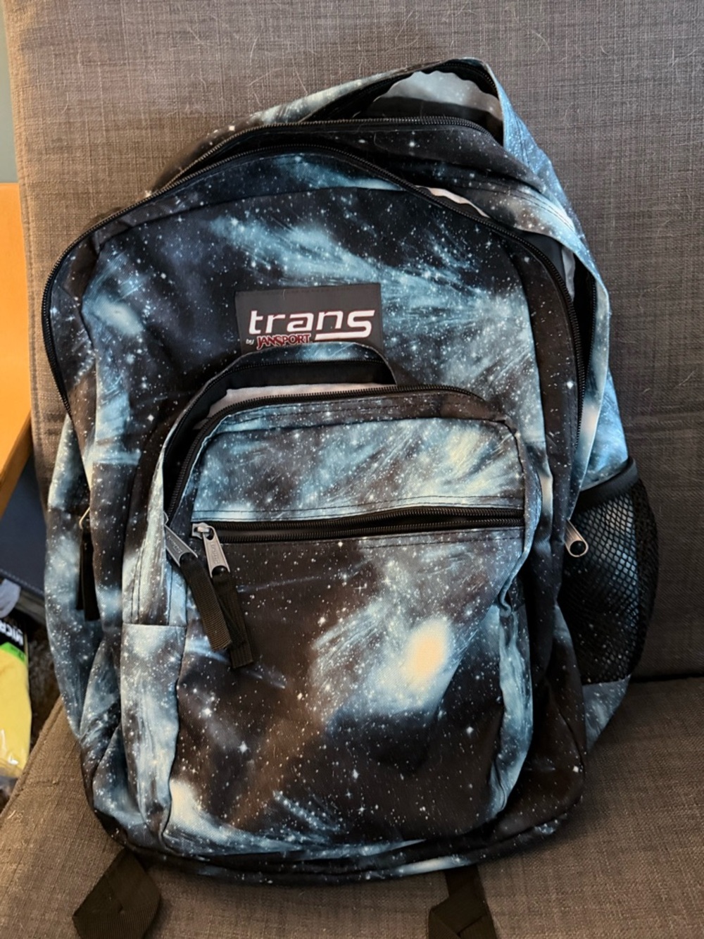 Jansport Trans Galaxy Print Backpack - Black & Blue